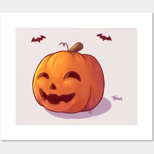 Happy Pumpkin Posters and Art